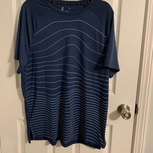 Mens Xersion navy athletic shirt size L